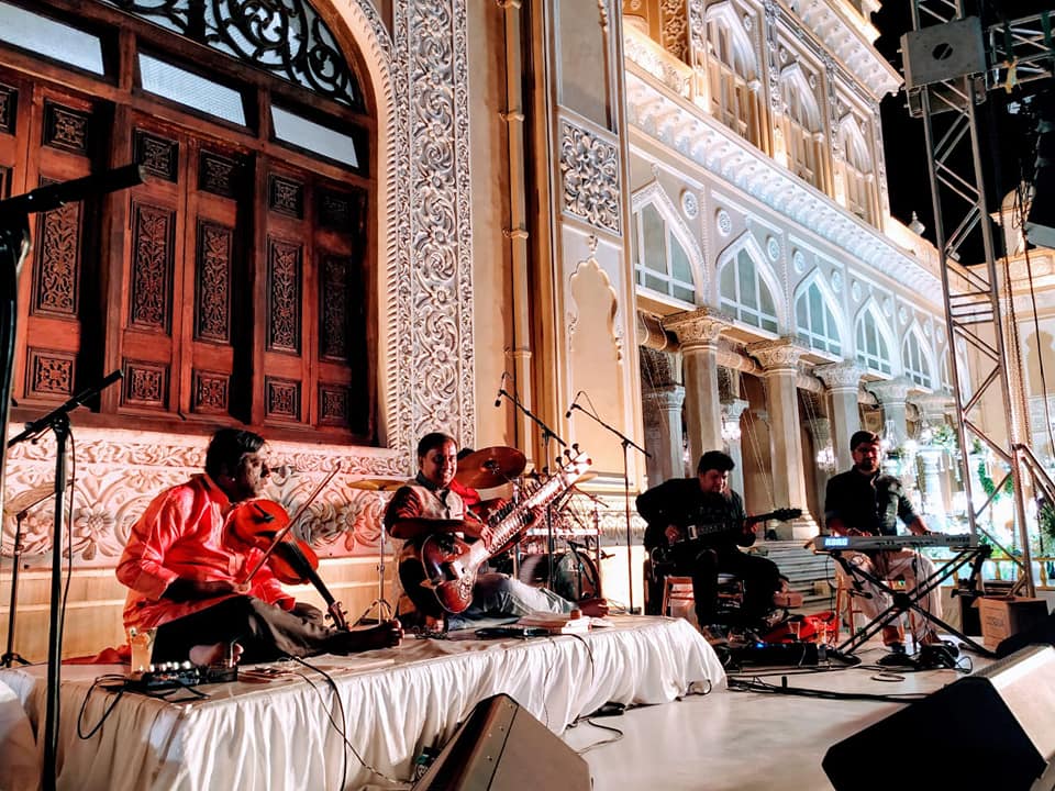 Basavaraj Brothers performing at Hyderabad Palace