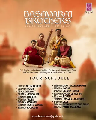 Basavaraj Brothers Europe Tour 2024 Schedule