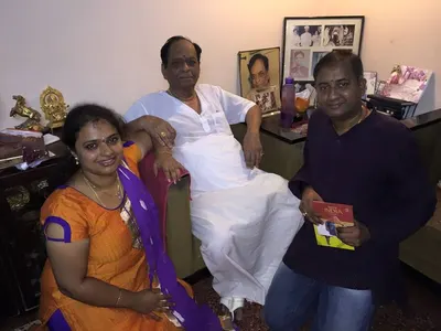 With Dr. M. Balamuralikrishna