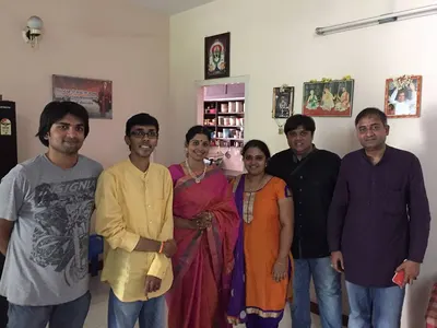 With Nityasree Mahadevan