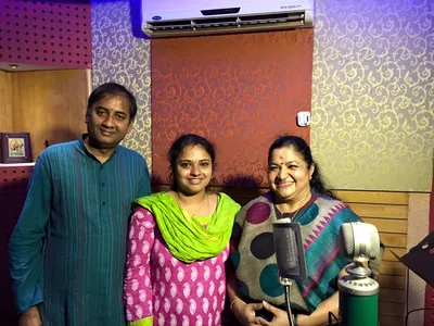 With Singer Chitra